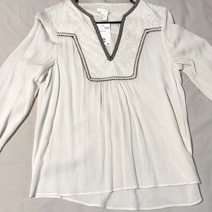 Stylish long sleeve blouse